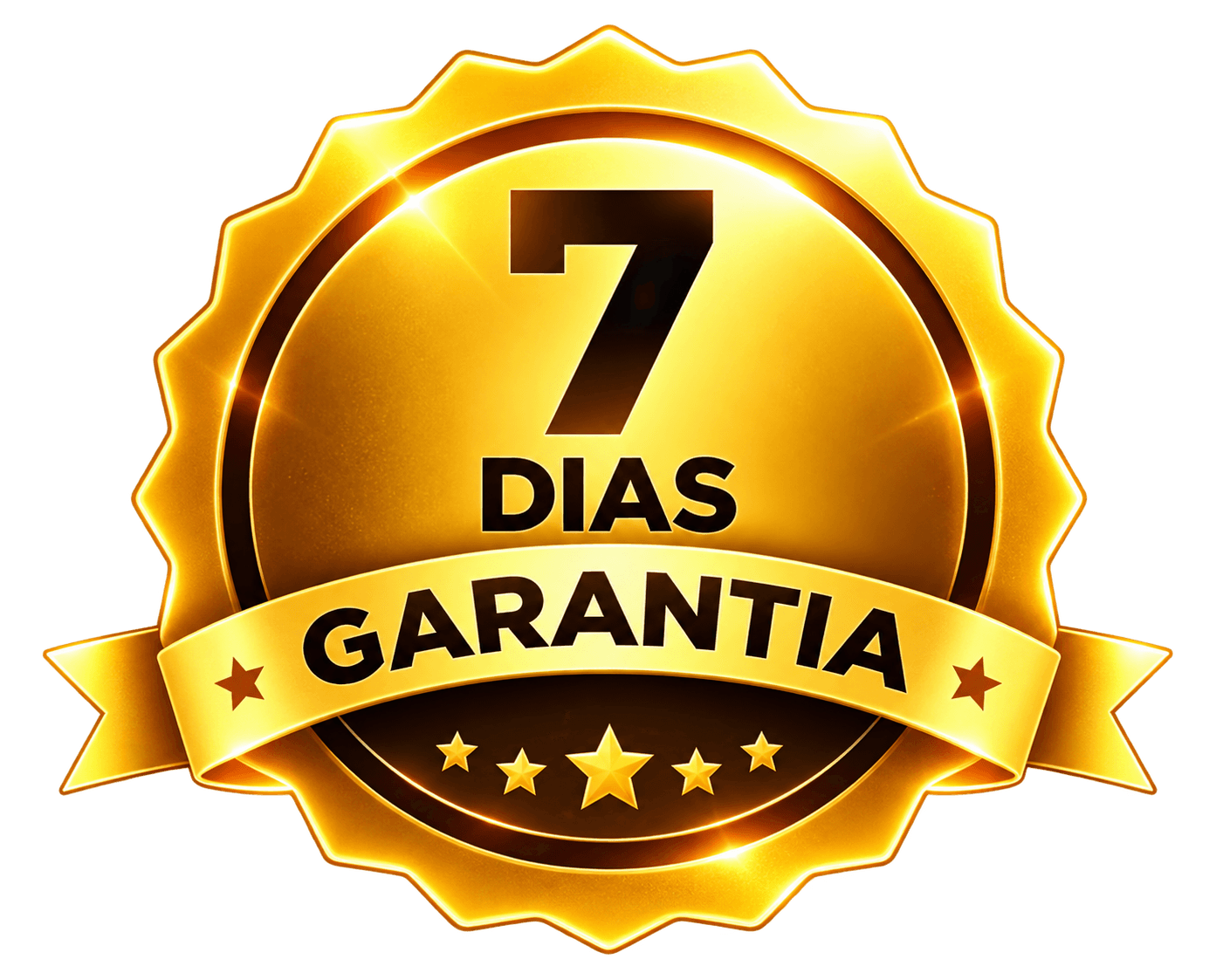 Selo oficial de garantia de 7 dias do Método PI